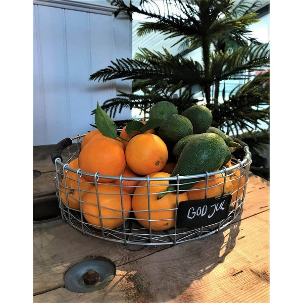 Rund Trådbakke (sæt m/2 stk/2 str) Ø26-31xH9,5-10 cm