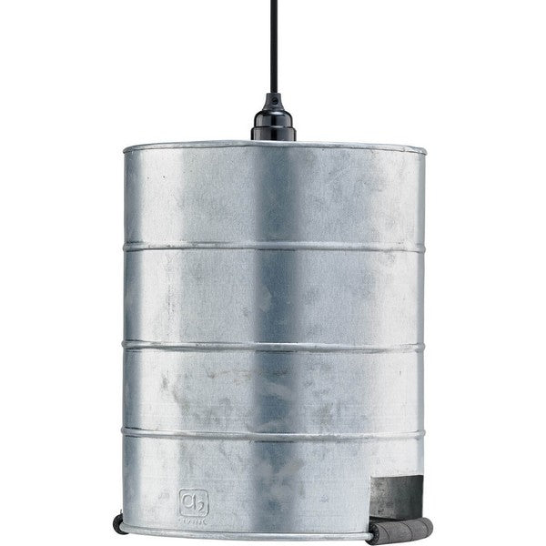 Midi Spandelampe m stofledning (m fatning) Ø26xH32 cm