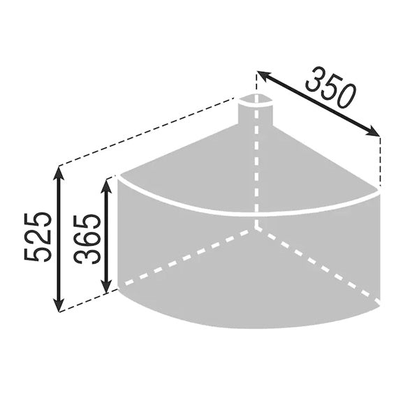 Affaldssortering 1 rum t/skabe