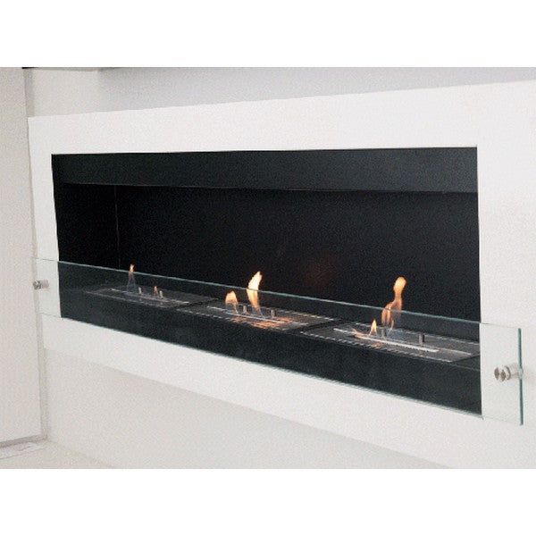 Stor biopejs til væggen hvid 136x54x19,8 cm 3 x 1,5L