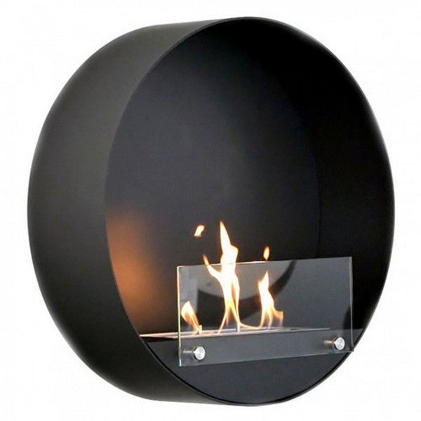 Delaware sort - rund væghængt biopejs 60x20 cm 1,5L