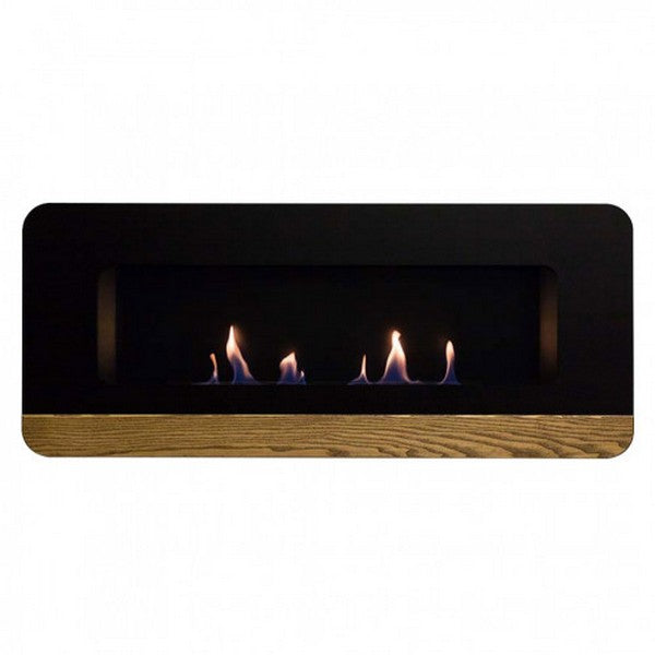 Cora duo sort - væghængt biopejs 75x45x13 cm 2L