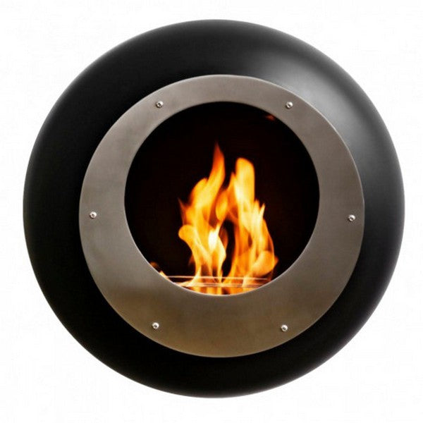 Cocoon Vellum væghængt biopejs - mat sort 60x60x35 cm 1,5L