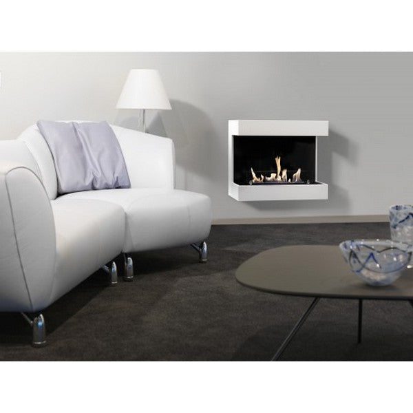 Umbria væghængt biopejs hvid 74x65x34 cm 2L