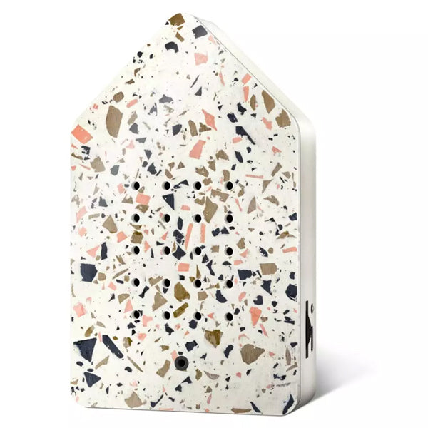 Relaxound boks med fuglekvidder Toffee Terrazzo 75x126x26 mm