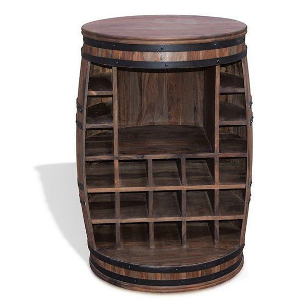 Barskab vintønde Rosey-Dee mørk Ø55x80 cm