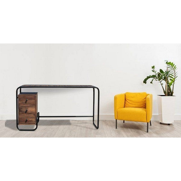 Skrivebord Christiania dark i rosentræ 140x45x74 cm