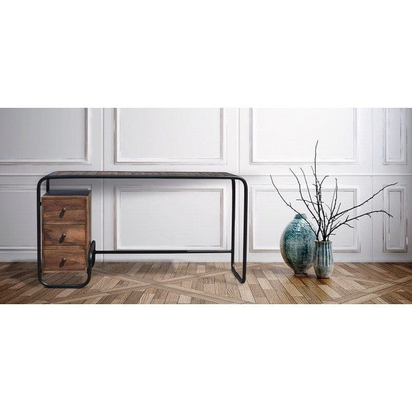 Skrivebord Christiania dark i rosentræ 140x45x74 cm