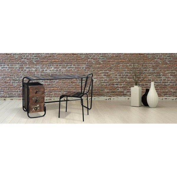 Skrivebord Christiania hip i genbrugstræ 140x45x74 cm