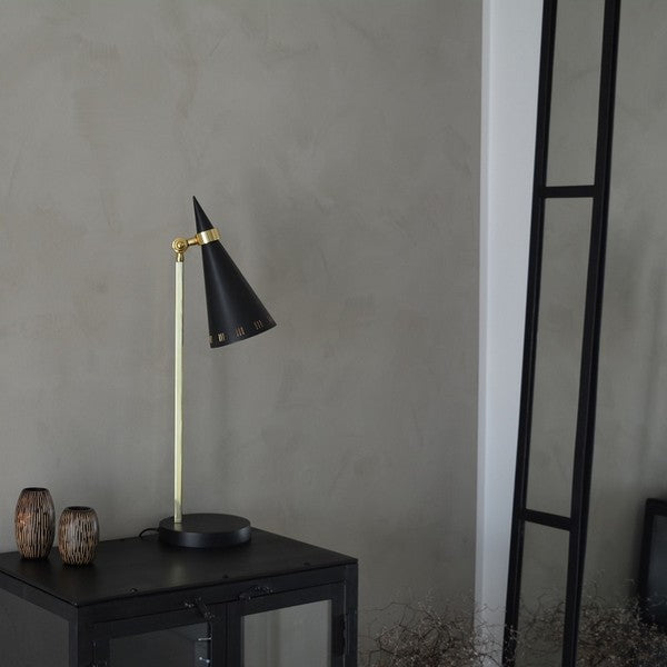 Bordlampe Hexx Black & Gold 70 cm