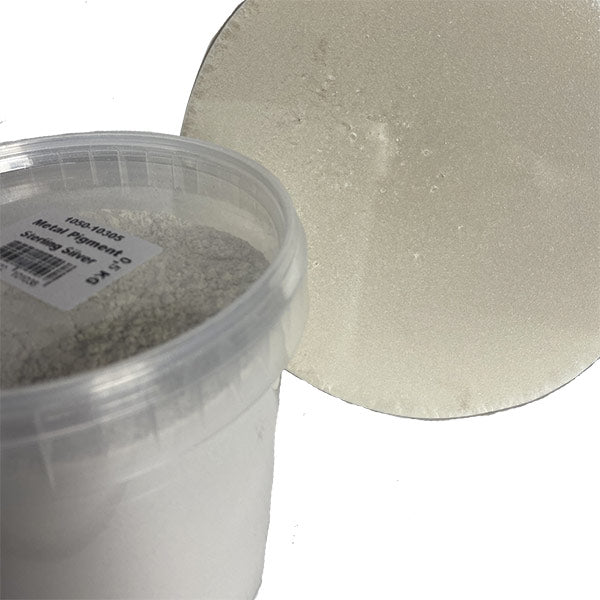 Profloor pigment til epoxy metallic Sterling silver 500 gram