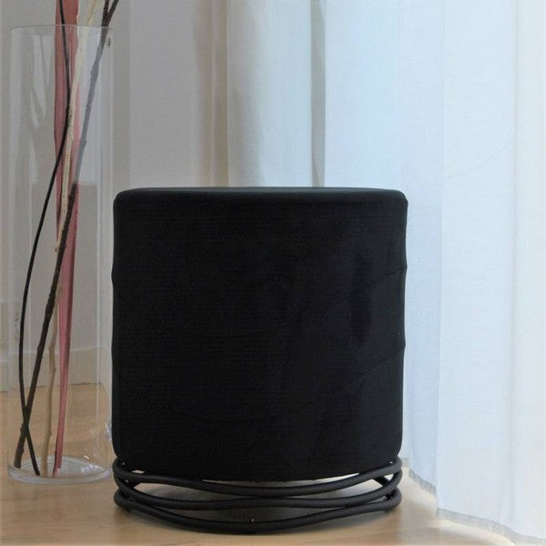 Ekko Puff - sort E4 model 45X45x50 cm
