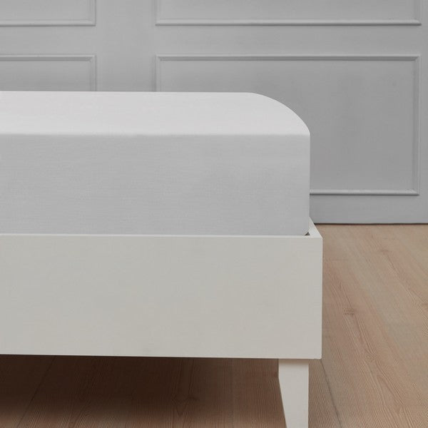 By Skagen faconlagen bomuldssatin 160x210x30 cm hvid