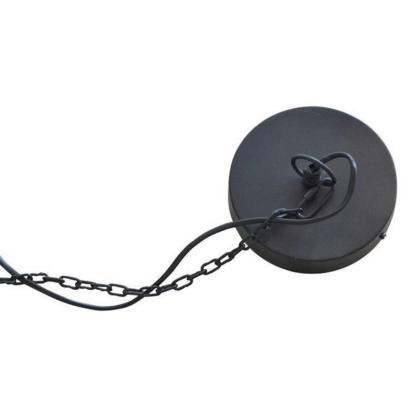 Loftlampe Factoria Gunmetal Gold Ø35 cm