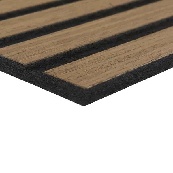 FibroTech akustikpanel LIGHT 9x600x2500 mm - Smoked oak 5 stk