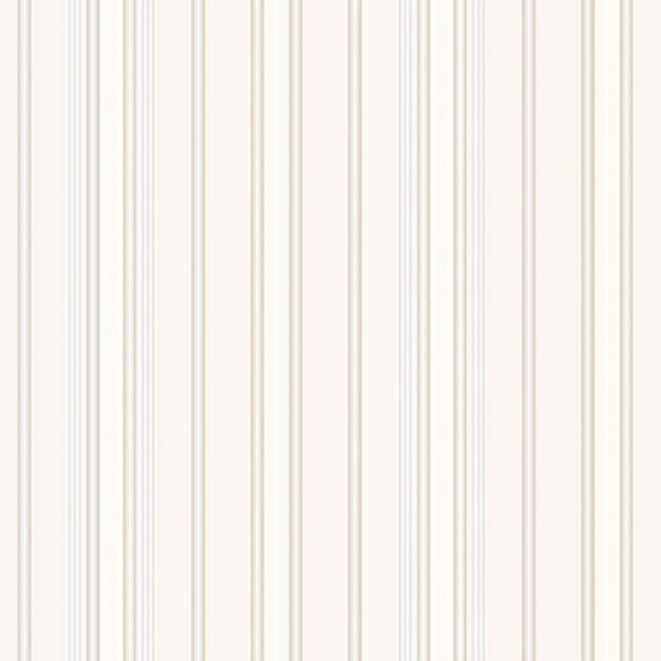 Tapet stribet lys 0,53x10,05 meter