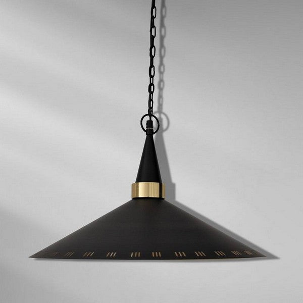 Loftlampe Pendel Hexx Black & Gold Ø45 cm