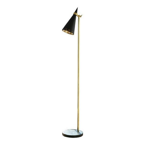 Gulvlampe Hexx Black & Gold 150 cm