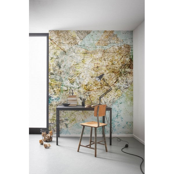 Fototapet Mix Map 2,50x2 meter