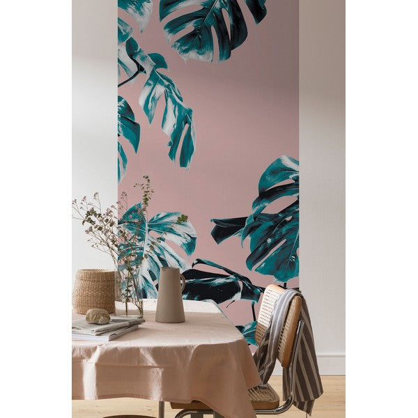 Fototapet Monstera Rosé 2,50x1 meter
