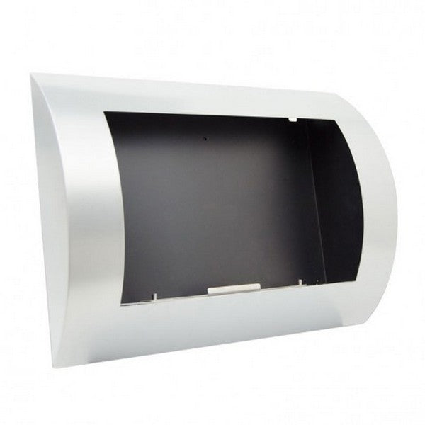 Ocean billig bioethanol vægpejs i grå 60x45x13,4 cm 0,7L