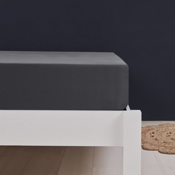 By Skagen luksus jersey lagen 180x200x35+10 cm mørkegrå