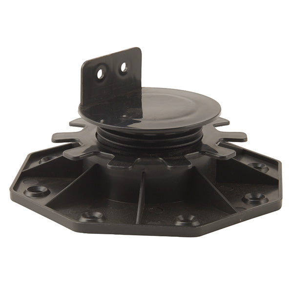 Kirkedal Alu Click Strø Support sort Justérbar højde 30-60 mm / Ø162 mm