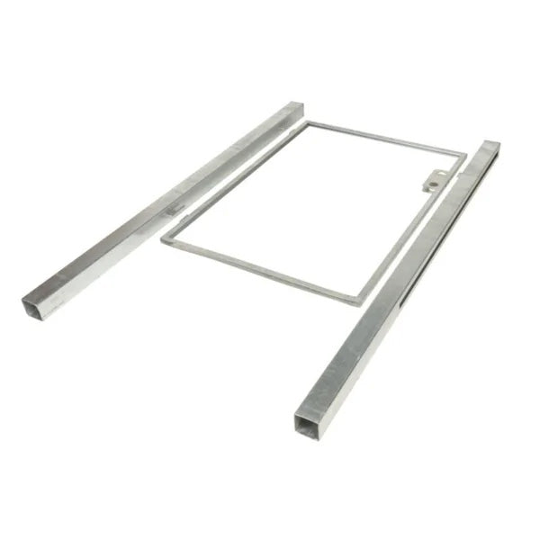 Kirkedal galvaniseret låge K22 til komposithegn 900x1280 mm