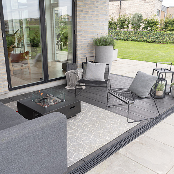 Kirkedal komposit terrasse HEIMDAL Black/Grey 22x300x4000 mm