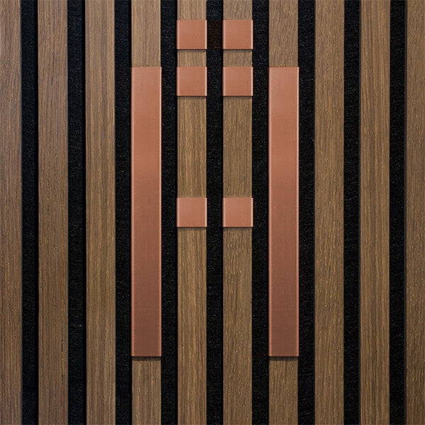 Bogstav til akustikpanel Kobber Å