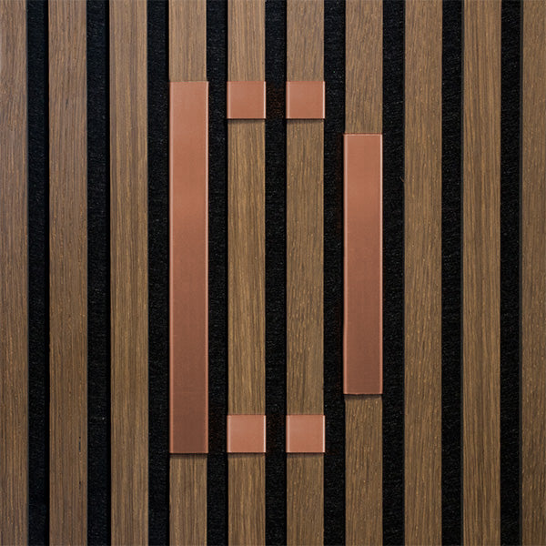 Bogstav til akustikpanel Kobber D