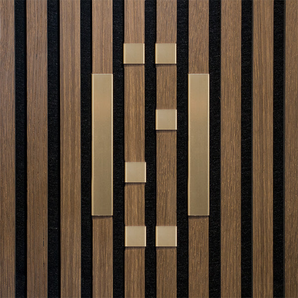 Bogstav til akustikpanel Messing Ø