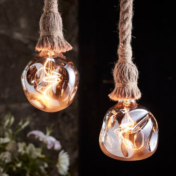 LED Pære 3W stone one gyldent glas