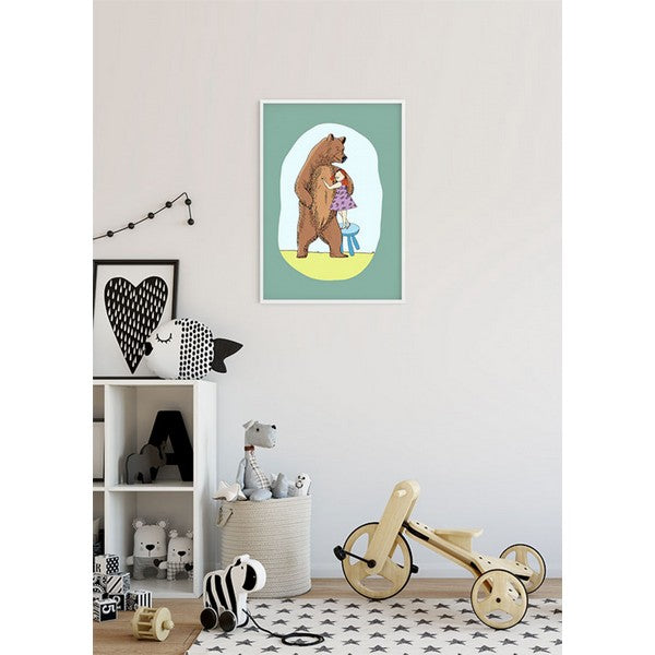 Plakat Lili og Bjørnen - 30x40 cm