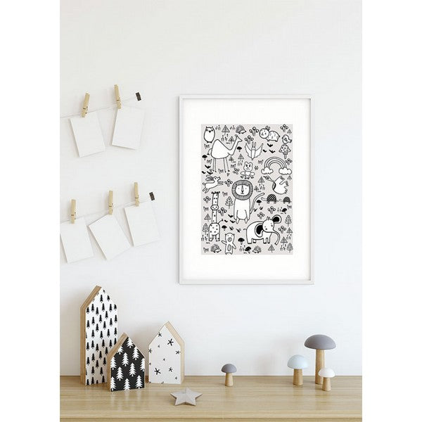 Plakat Scribble Park - 50x70 cm