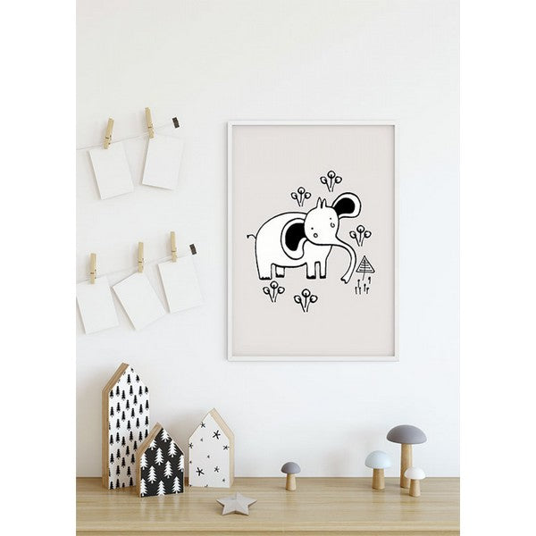 Plakat Elefant - 30x40 cm