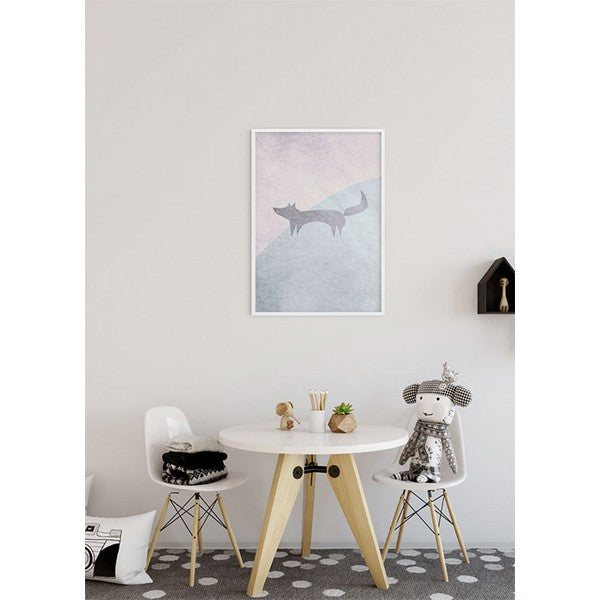 Plakat Vild og fri ræv - 50x70 cm