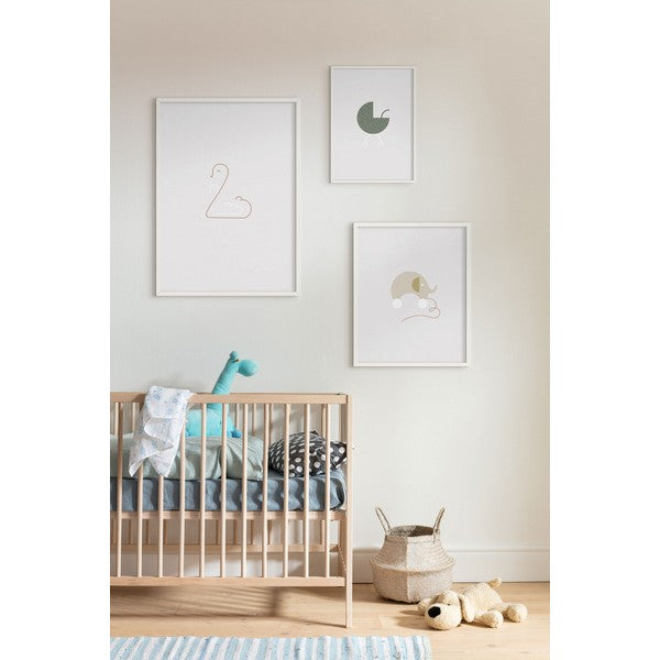 Plakat Baby Hej verden - 50x70 cm