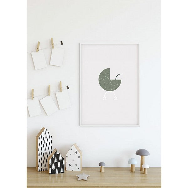 Plakat Baby Hej verden - 40x50 cm
