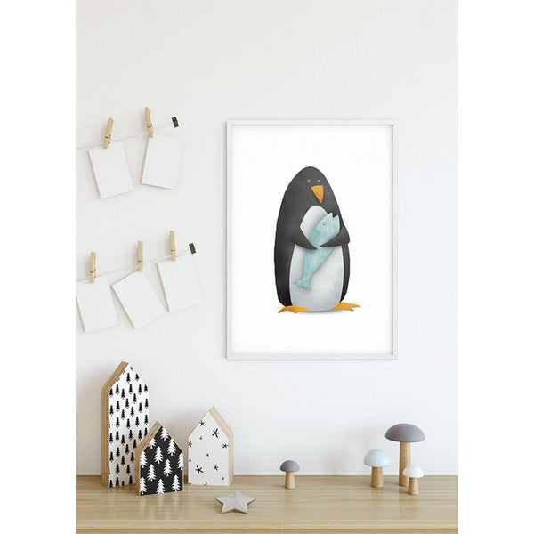 Plakat dyr pingvin - 30x40 cm
