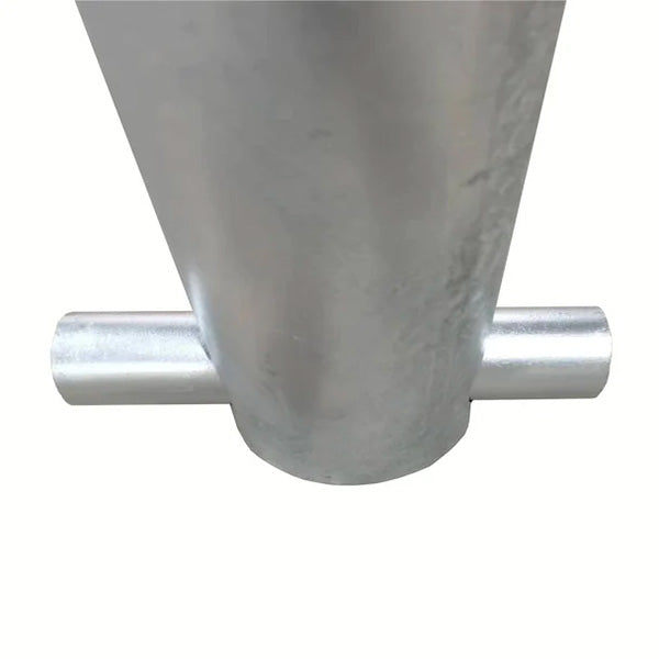 Pullert galv stål Ø10x100 cm