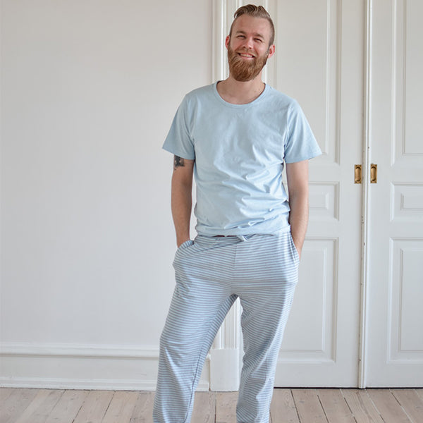 By Skagen pyjamas t-shirt Napoli blå herre S