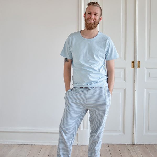 By Skagen pyjamas t-shirt Napoli blå herre XL