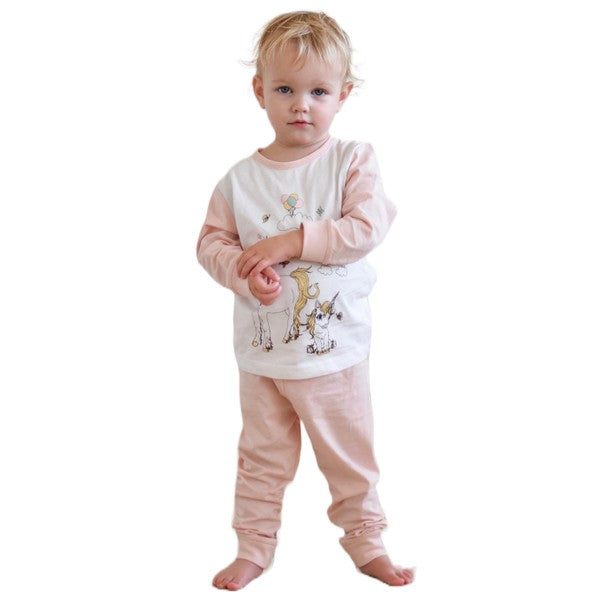 By Skagen pyjamas unicorn ternet buks lyserød 2 år