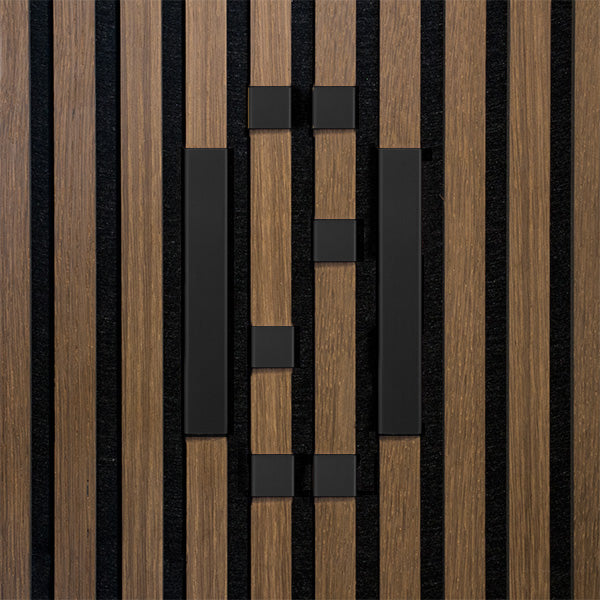 Bogstav til akustikpanel Sort zink Ø