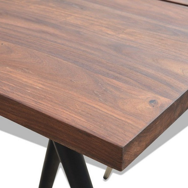 Spisebord Sticks massivt træ 200x90x74 cm