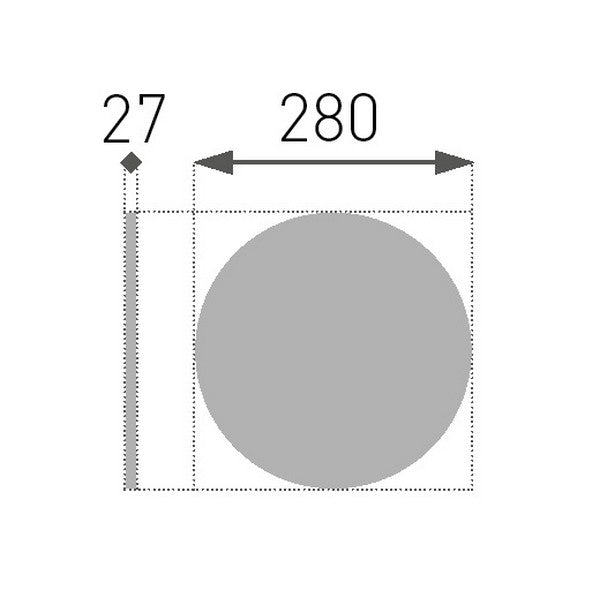 Stuk Roset 16, 280 mm