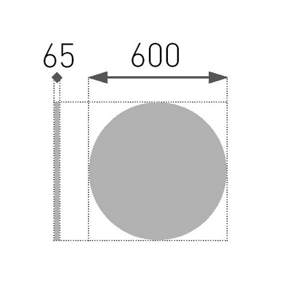 Stuk Roset 23, 600 mm