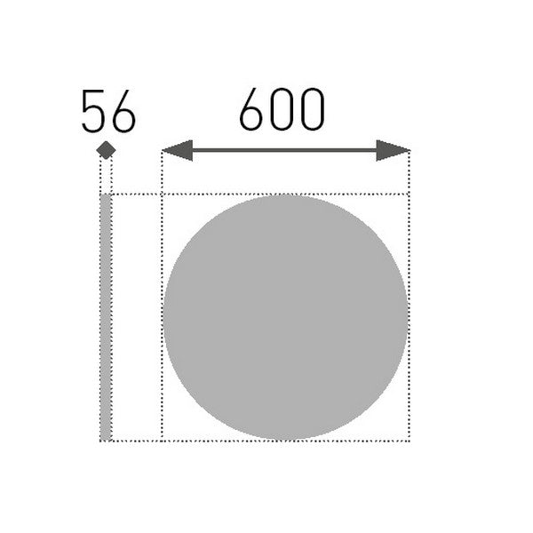 Stuk Roset 27, 600 mm