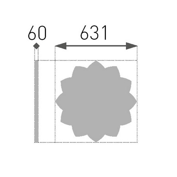 Stuk Roset 33, 631 mm